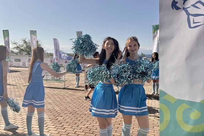 KRSU took part in the international marathon «Run the Silk Road – SCO» in Issyk-Kul