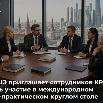 HSE invites KRSU employees to take part in an international scientific and practical round table