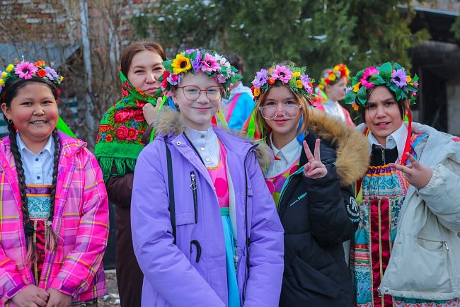Maslenitsa was celebrated at the KRSU School