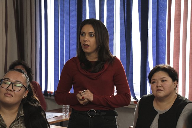 SFU teachers shared educational practices with teachers of the Kyrgyz Republic