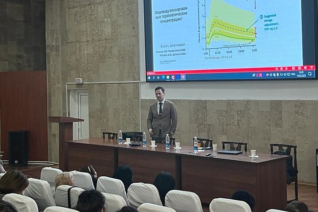 Teachers and students of KRSU took part in a seminar on the use of medicines in clinical practice