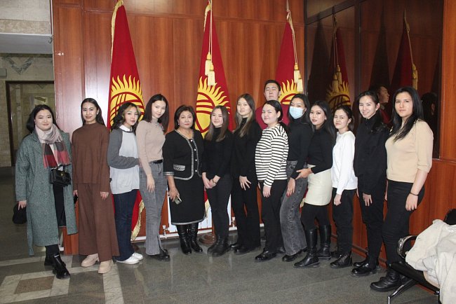 KRSU students were told about public service in Kyrgyzstan