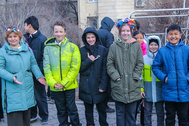 Maslenitsa was celebrated at the KRSU School