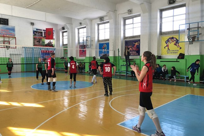 The KRSU women's volleyball team won the Spartakiad «Den sooluk»