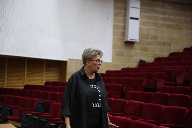 A pre-show of the play "Girls from Vasilyevsky Island" took place at KRSU