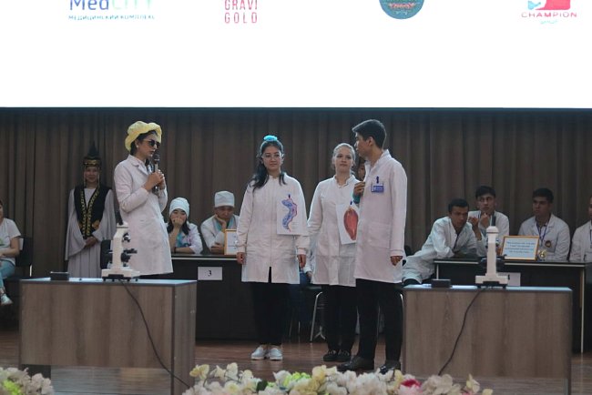 The team of the medical department KRSU won the Cup and 2nd degree diploma at the interuniversity Olympiad in medical parasitology