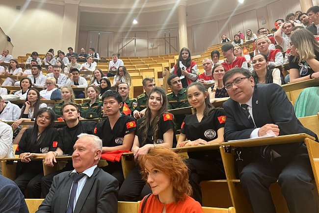 The KRSU team became the best in the creative competition at the Olympiad in Human Anatomy, held in St. Petersburg