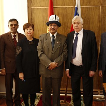 The Indian Ambassador visited the first university in Kyrgyzstan – and this is KRSU!