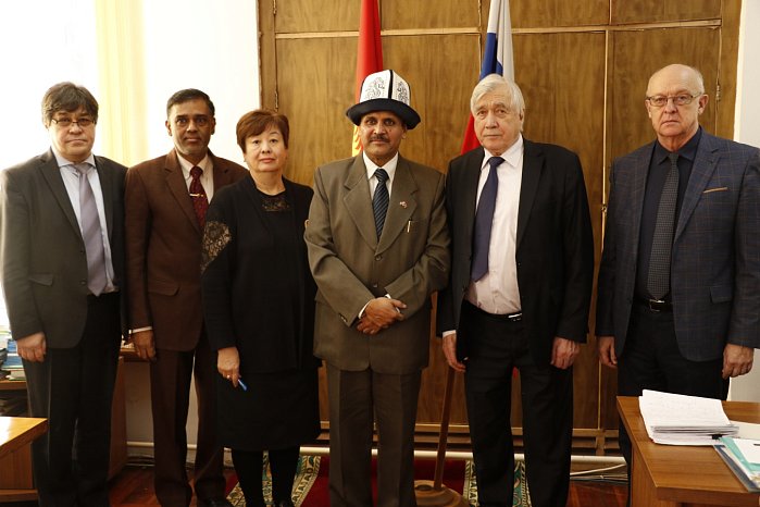 The Indian Ambassador visited the first university in Kyrgyzstan – and this is KRSU!