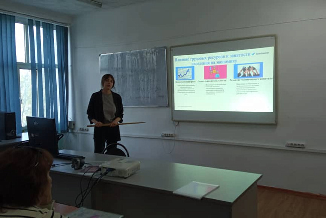 Student of the EPM-1-20 group V.S. Khaltaeva was awarded a diploma for 2nd place 