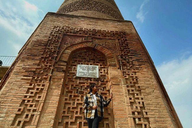 Foreign students of KRSU visited the Burana Tower