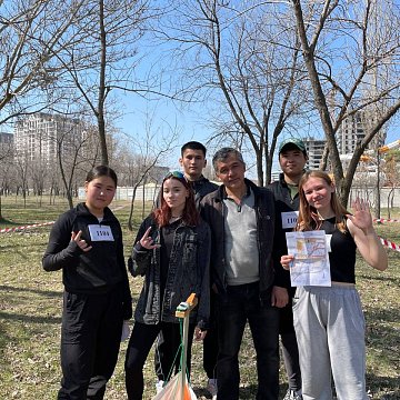 The KRSU team successfully performed at the first stage of the Bishkek Parks Cup «Bagyt Zharyshy – 2026»