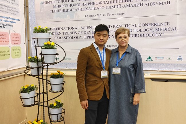 Associate Professor of KRSU E. Radchenko made a report at an international conference on enterovirus infection in the Kyrgyz Republic
