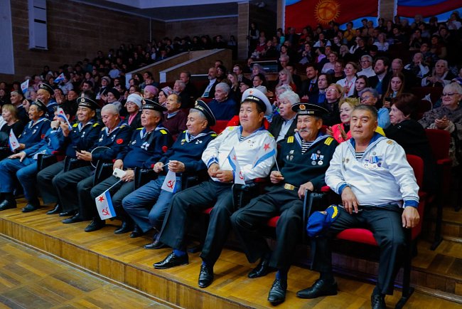 A concert of the Ensemble of the Russian Black Sea Fleet took place at KRSU