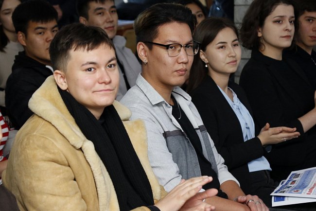 Students of KRSU – the future elite of Kyrgyzstan!