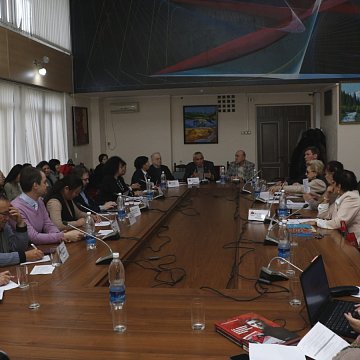 KRSU hosted a scientific discussion of the problems of promoting and teaching the Russian language