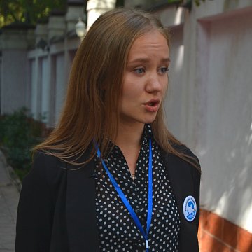 A student from KRSU spoke at a conference of Russian compatriots