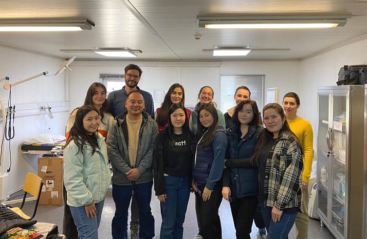 Medical students KRSU took part in the expedition to Kumtor