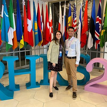 KRSU student Valeria Salimzyanova spoke at the RHRS Congress