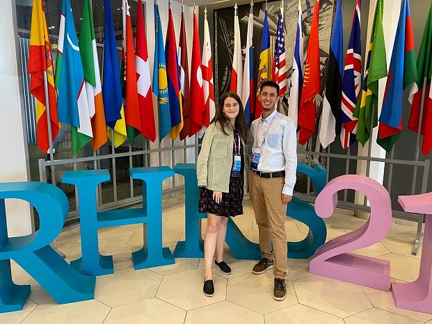 KRSU student Valeria Salimzyanova spoke at the RHRS Congress