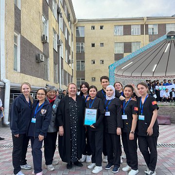 The MedUnity KRSU team took 2nd place at the International Olympiad «Medical Skills»