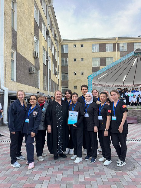 The MedUnity KRSU team took 2nd place at the International Olympiad «Medical Skills»