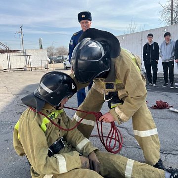 From theory to action: KRSU students have practiced fire and rescue skills