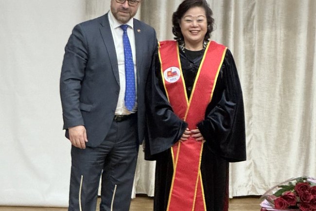 The Chinese Language and Culture Center was inaugurated at KRSU