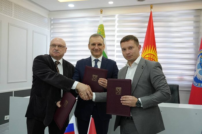 Joint programs and exchanges: KRSU signed a roadmap with the Leningrad region