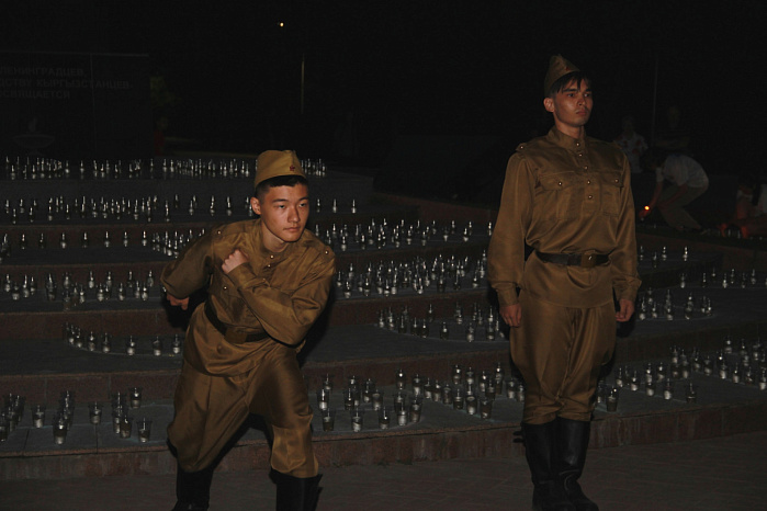 Студенты КРСУ приняли участие в Международной акции «Свеча Памяти»