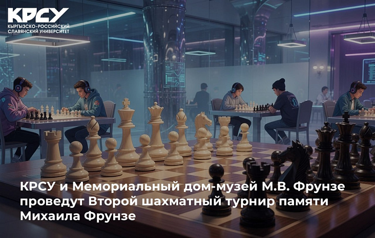 КРСУ и Мемориальный дом-музей М.В. Фрунзе проведут Второй шахматный турнир памяти Михаила Фрунзе