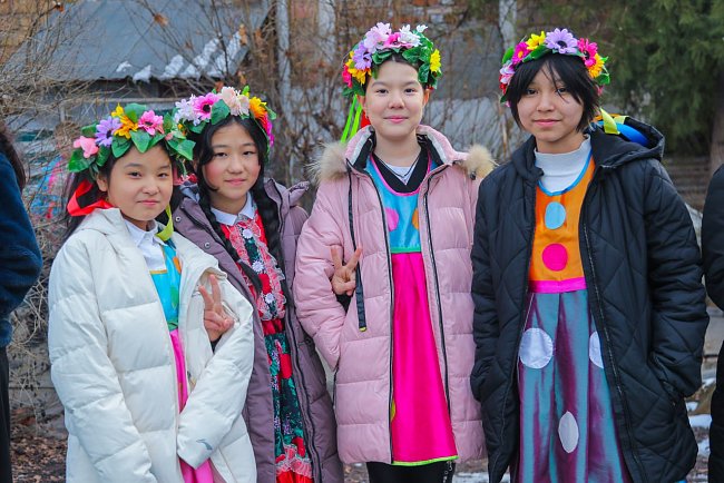 Maslenitsa was celebrated at the KRSU School