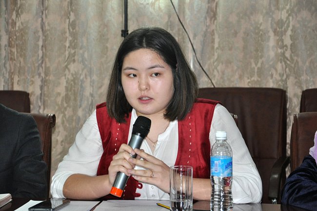 KRSU students spoke about the role of youth in the EAEU