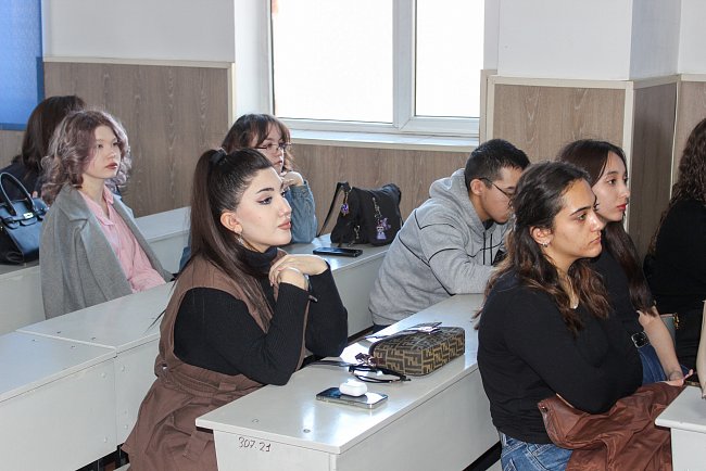 International Relations Department KRSU held a meeting with students of the Faculty of International Relations