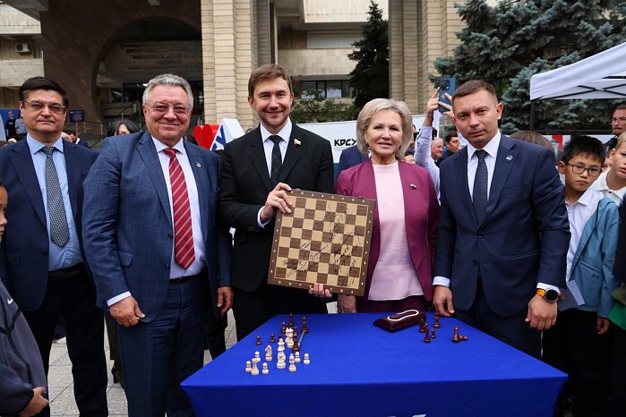The chess club named after M. M. Botvinnik is open in KRSU!