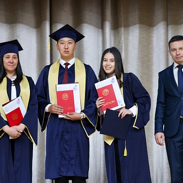 The presentation of diplomas to masters of the Faculty of Law took place at KRSU