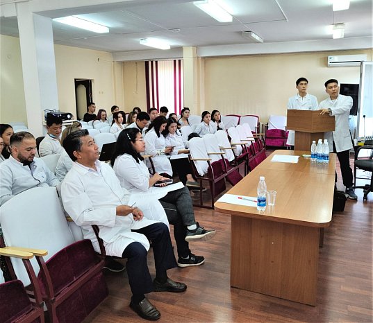 Students explained how important immune prevention is for all age groups of the population