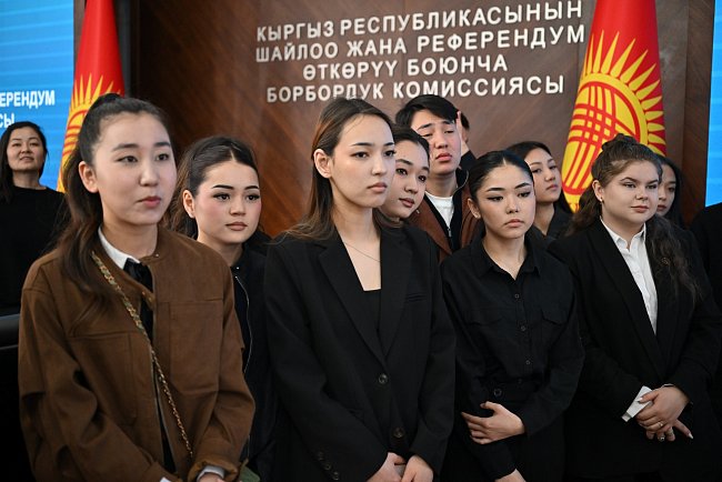 KRSU students got acquainted with the activities of the Central Election Commission of the Kyrgyz Republic and the basics of electoral law