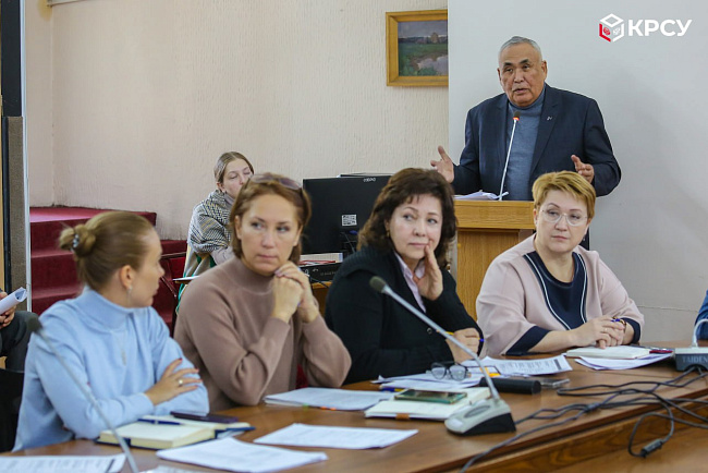В КРСУ прошло заседание научно-технического совета под председательством и.о. ректора Сергея Волкова