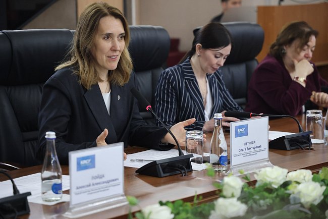 Olga Petrova highly appreciated the development of KRSU and student initiatives