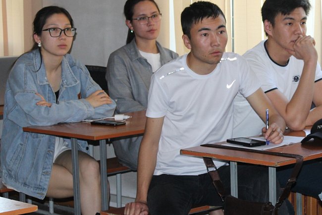 KRSU students were told about the legal aspect of the conflict between Israel and Palestine