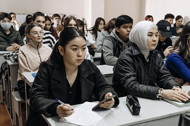 KRSU students were told about the donation of blood and its components