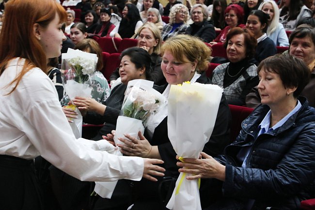 A festive concert dedicated to Teacher's Day was held at KRSU