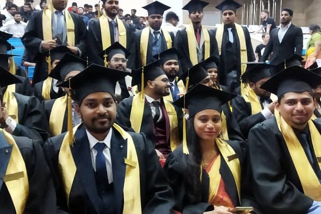 At the bright graduation of the medical faculty!