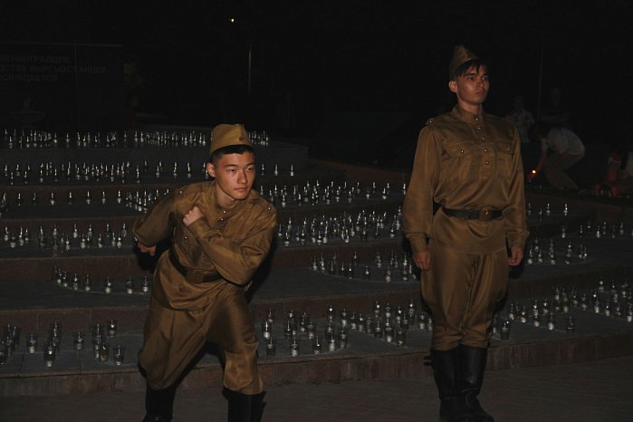 KRSU students took part in the International Action «Candle of Memory»