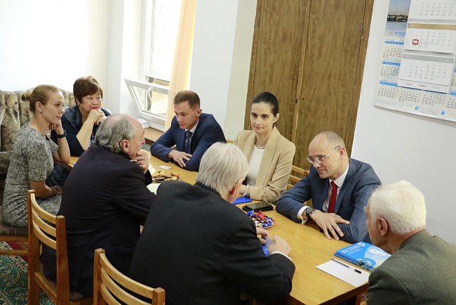 KRSU was visited by the rector of Mordovian State University Dmitry Glushko