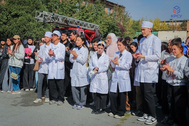 A large-scale republican fire-fighting exercise took place at KRSU