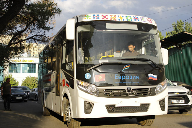 Автомобильный парк КРСУ пополнился новым автобусом!