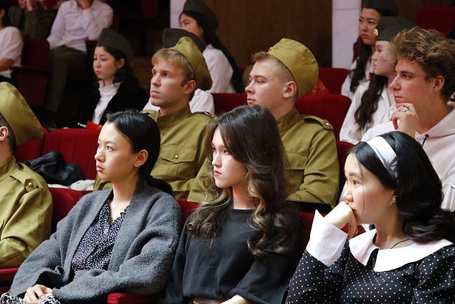 The festival of student creativity «Let's bow to those great years» was held at KRSU