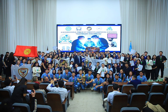 Студенты КРСУ стали призёрами международной хирургической олимпиады в Бухаре